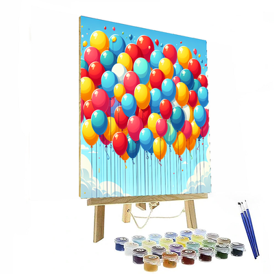 Bright Balloon Painting Number Kit