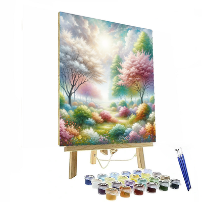 Blossoming Spring Awakening Paint By Numbers Art