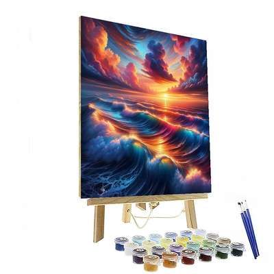 Ocean Waves And Sunsets Paint By Numbers Kits