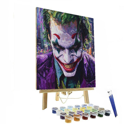 Joaquin Phoenix: Joker's Dark Evolution Paint By Color