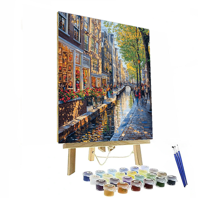 Amsterdam's Jordaan District Paint By Numbers Kits