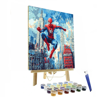 Spider-man Urban Swing - Disney Inspired Paint By Numbers Kits