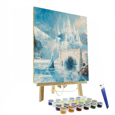 Elsa's Magical Ice Palace - Disney Inspired Numbered Painting Kits