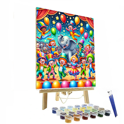 Fabulous Circus Show Painting By Numbers Kit