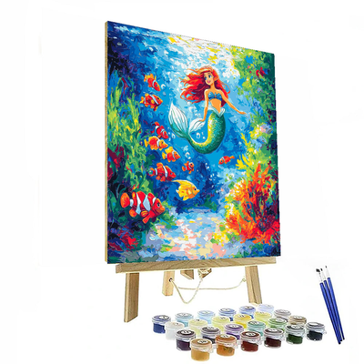 Princess Ariel Undersea Journey - Disney Inspired Numbered Painting Kits