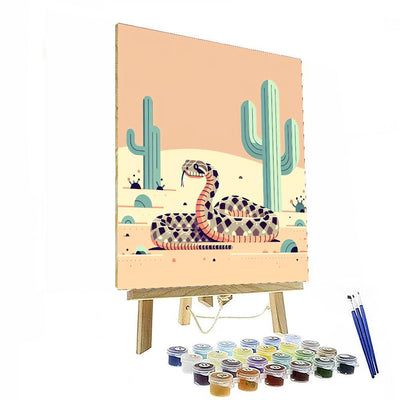 Roving Rattlesnake Painting By Numbers Kit