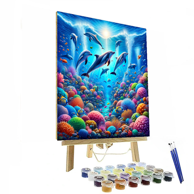 Adventurous Dolphins Paint By Numbers Kits