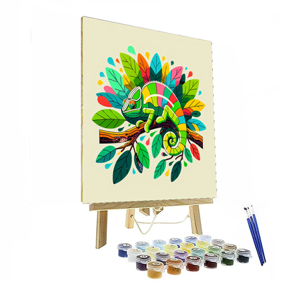 Clever Chameleon Paint By Numbers Kits