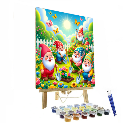 Magical Garden Gnomes Paint By Numbers Kits