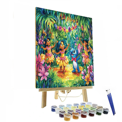 Lilo's Tropical Luau - Disney Inspired Number Painting