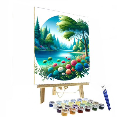 Breezy Day At The Lake Numbered Painting Kits