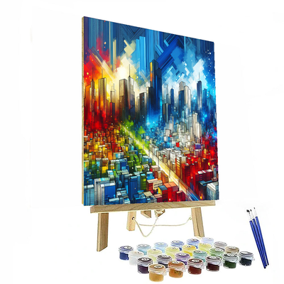 Artistic City Vibes Paint By Numbers