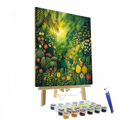 Rousseau Inspired Majestic Jungle  Paint By Numbers Art