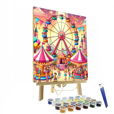 Whimsical Carnival Adventures Paint By Numbers Kits