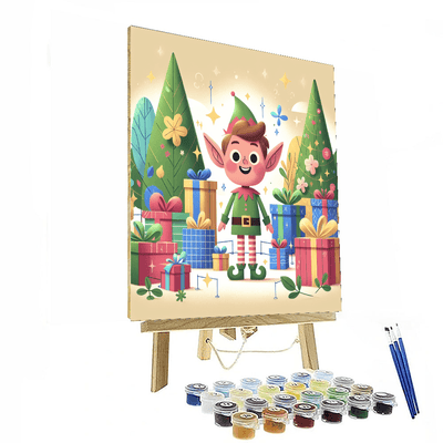 Mischievous Elf Numbered Painting Kits