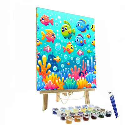 Colorful Underwater Wonderland Paint By Number