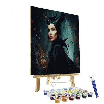 Angelina Jolie: The Heart Of Maleficent Painting By Numbers Kit