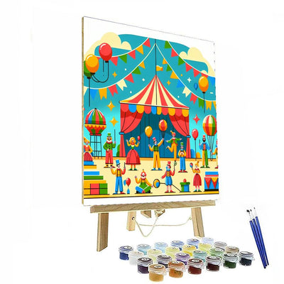 Carnival Circus Paint By Numbers Art