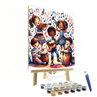 Creative Music Jam Paint By Numbers Kits