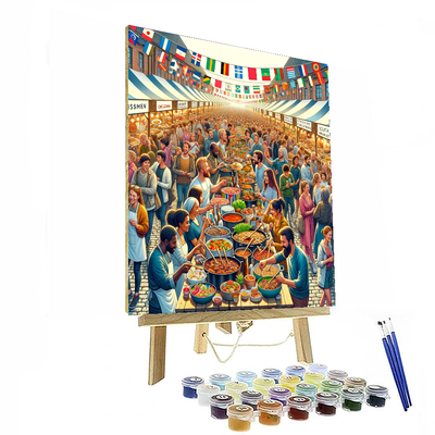 World Food Festival - Denmark Painting By Numbers Kit