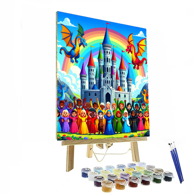 Royal Fairy Tale Kingdom DIY Paint By Numbers