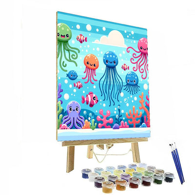 Silly Sea Life Painting By Numbers Kit