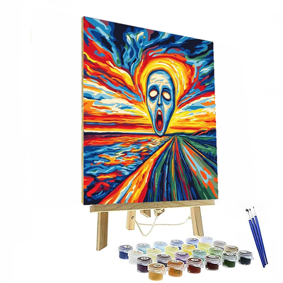 Edvard Munch Inspired Vibrant Visions  Paint By Numbers Kits