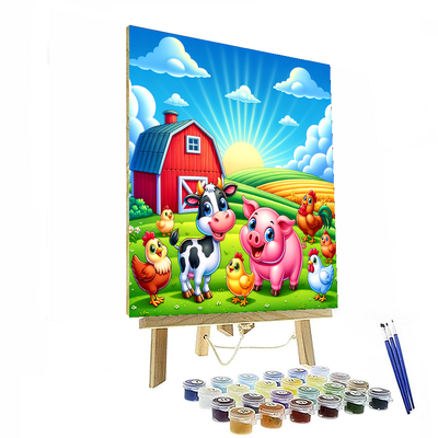 Adventure On The Farm Painting By Numbers Kit