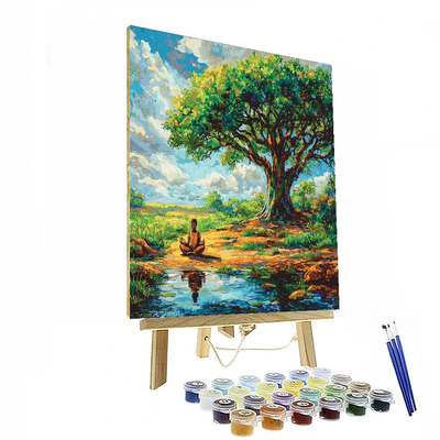 Rafiki's Wisdom In Nature - Disney Inspired Numbered Painting Kits