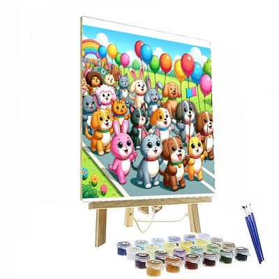 Pet Pals Parade Paint By Number