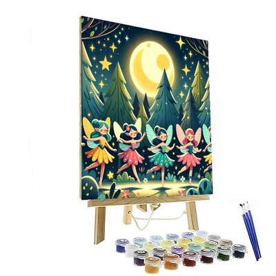 Magical Moonlit Fairies Numbered Painting Kits