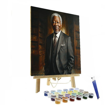 Morgan Freeman: The Resonant Voice Of Wisdom Paint By Numbers Kits