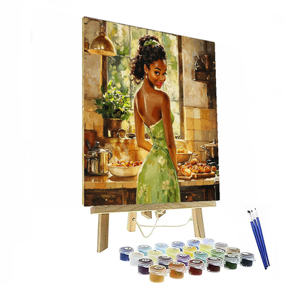 Tiana's Dream To Dine - Disney Inspired Paint By Number