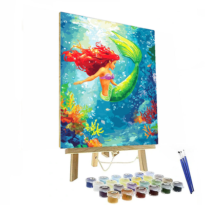 The Little Mermaid Ariel's Underwater World - Disney Inspired Numbered Painting Kits