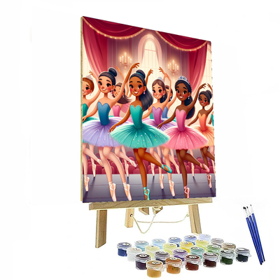 Dancing Ballerinas Painting Number Kit