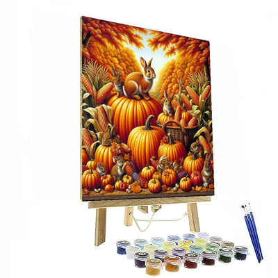 Festive Fall Harvest Numbered Painting Kits