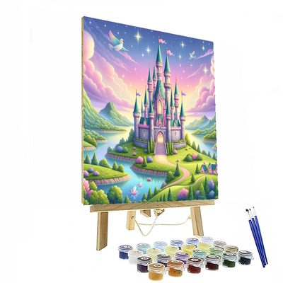 Enchanted Fairytale Castle Numbered Painting Kits