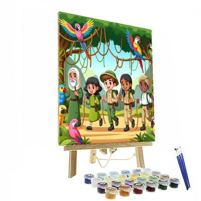 Jungle Expedition Escapade Paint By Number