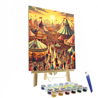 Charming Vintage Carnival Paint By Color