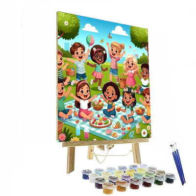 Picnic In The Park Painting By Numbers Kit