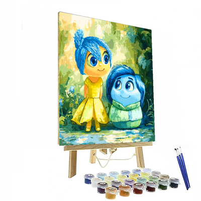 Inside Out Joy And Sadness Emotions - Disney Inspired Numbered Painting Kits