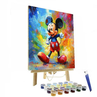 Mickey Mouse Rainbow Surprise - Disney Inspired Numbered Painting Kits