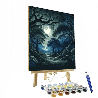 Forest Twilight Mystique Number Painting