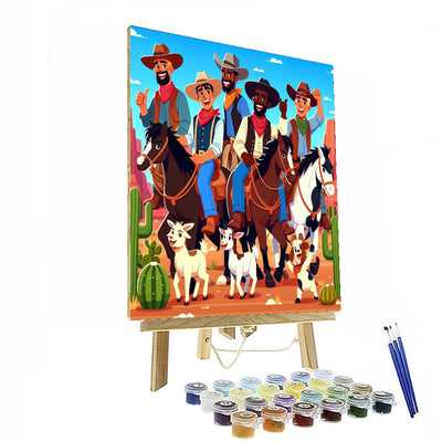 Wild West Explorers Paint By Numbers