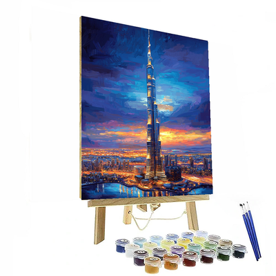 Burj Khalifa - Dubai Numbered Painting Kits