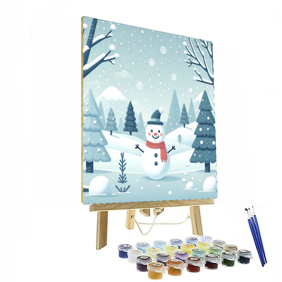 Cozy Winter Wonderland Paint By Color