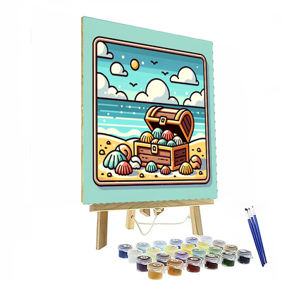 Treasure Hunter's Cove Paint By Numbers