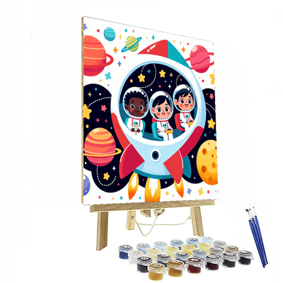 Rocket Adventure Explorers Painting By Numbers Kit