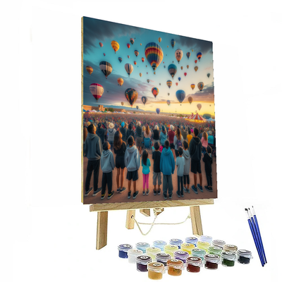 The Albuquerque International Balloon Fiesta - Albuquerque, Usa Painting Number Kit