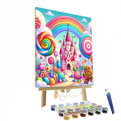 Adventure In A Magical Candy Land Paint By Color